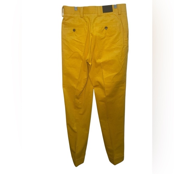 J. Lindeberg Gordon Yellow Corduroy Pants NWT Size 46 / Medium - Picture 3 of 7